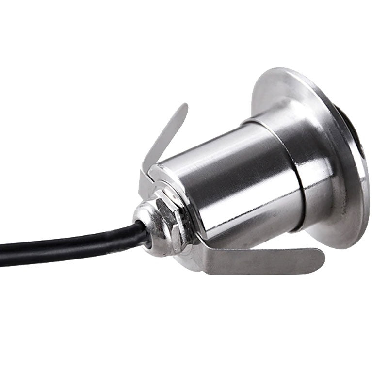 3x LED tuinpad spot - 12V - 2 kanten - 41mm - complete set