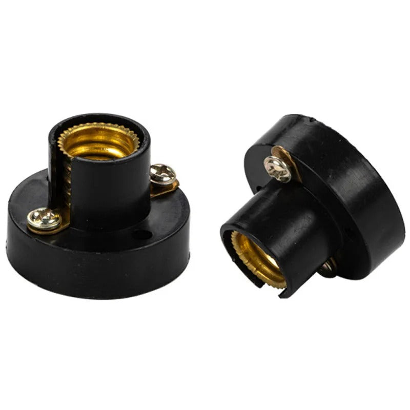 E10 fitting - Kunststof - Zwart - Per stuk