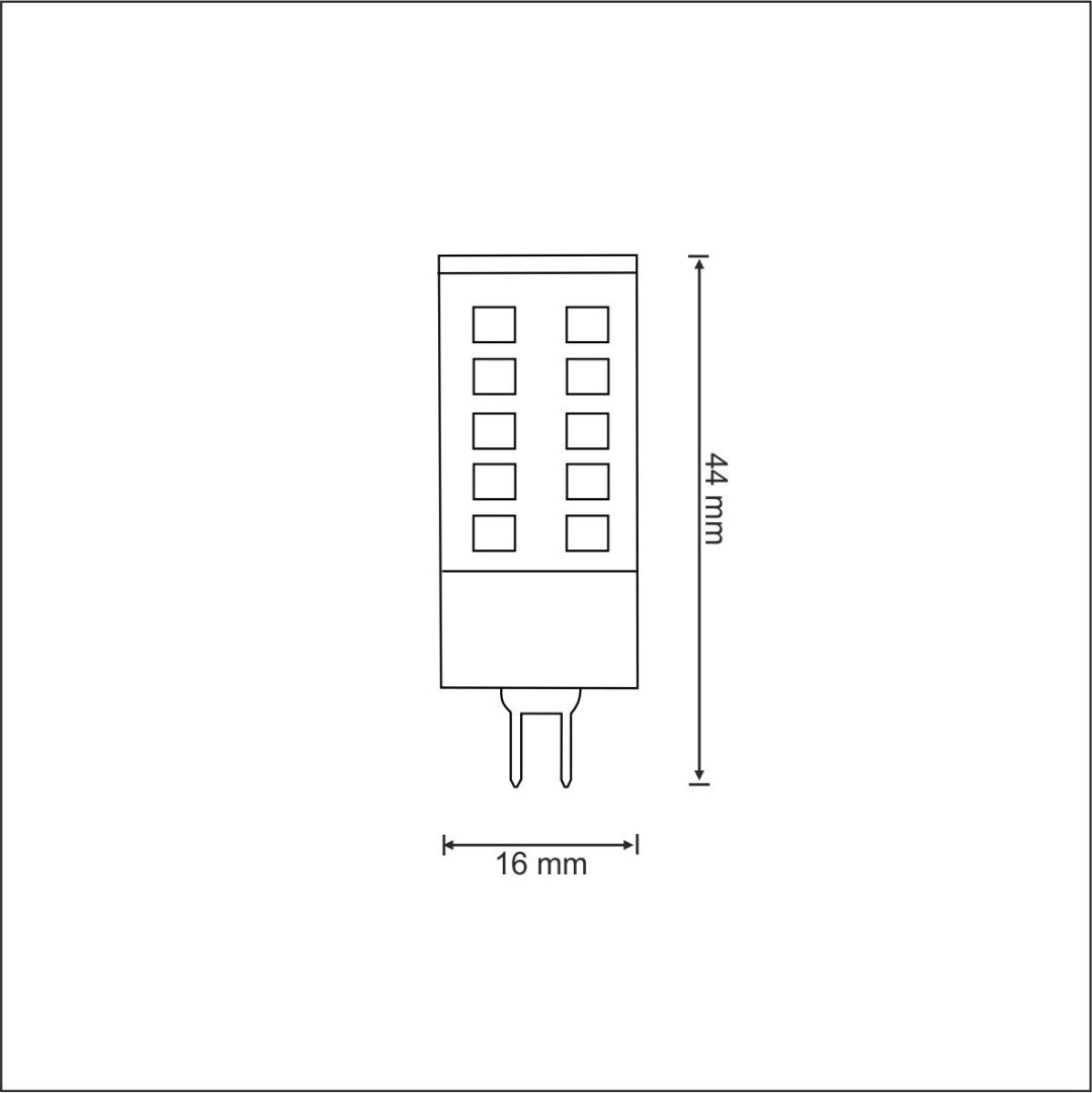 G4 LED Lamp- 3W - warm wit - 260 Lumen