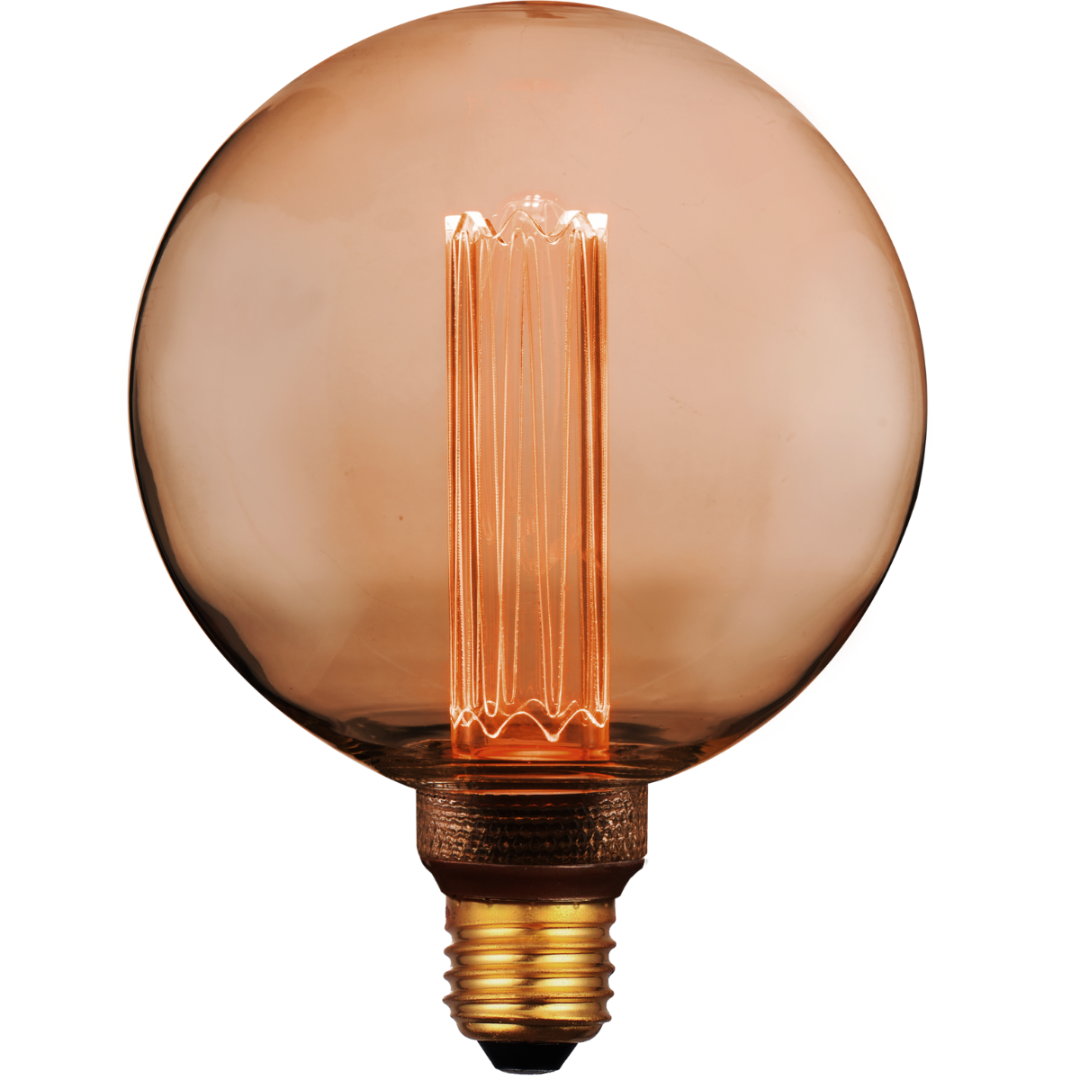 E27 LED filament - G125 - 200 lumen - Extra warm wit - Premium vintage