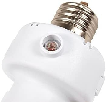 Schemer schakelaar + timer - E27 fitting - Wit