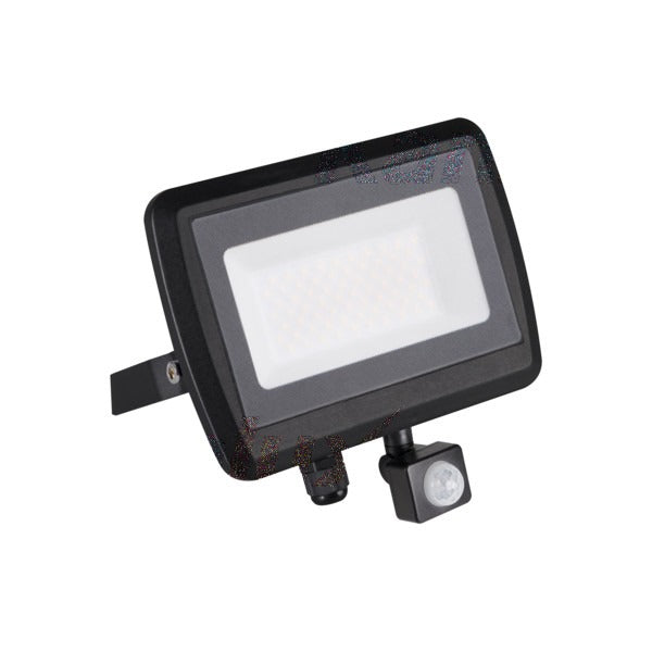50W LED schijnwerper - Schemer + bewegingssensor - 4000 Lumen - Koel wit