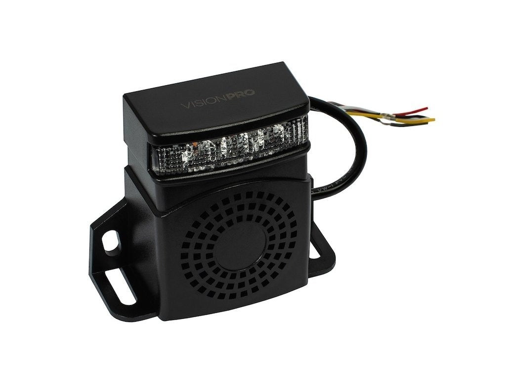 Achteruitrij alarm - Met ingebouwde LED flitser - 10-80V