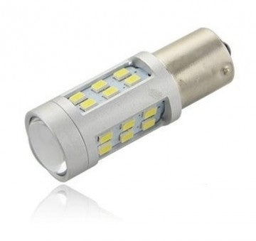 BA15S LED 21-SMD 3535 - 12V LED lamp MET LENS