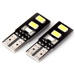 T10 -Â  4 LED - 5730 - double side lamp - 12 volt -  2 stuks