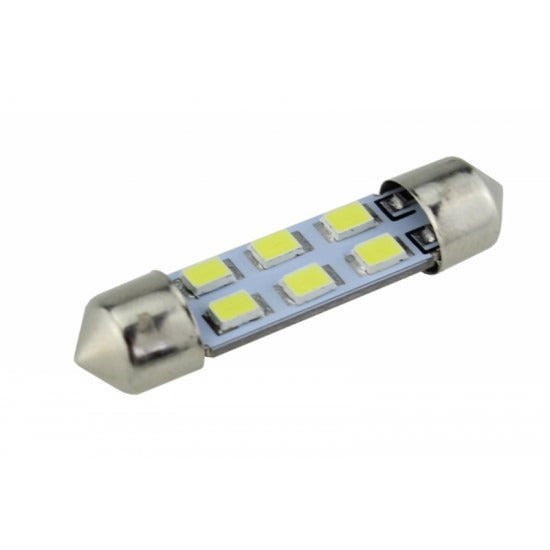 Dome - 6 LED - 2835 - 40mm - C5W - 2 stuks