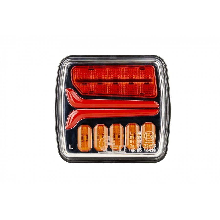 LED achterlichtcombinatie - 12 / 24V - 4 in 1 - 34 LED - Links