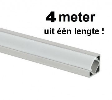 LED Profiel 4 meter - 45 graden
