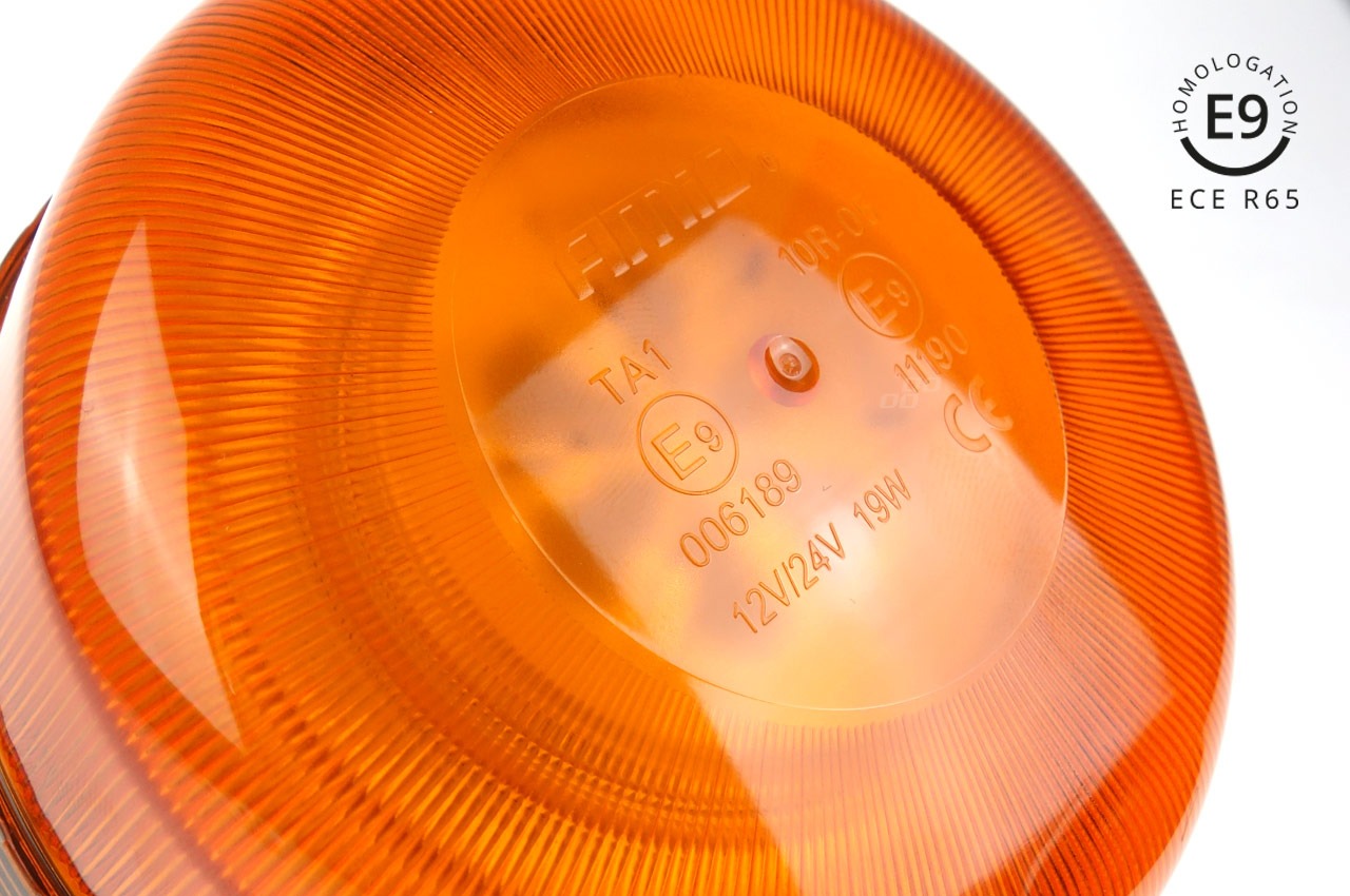 Zwaailicht - Oranje - 12/24V - 36 LED SMD - E-keurmerk - R65/R10