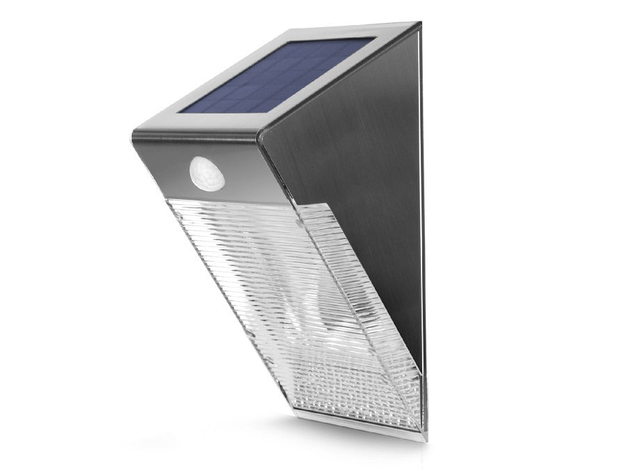 Solar LED Buitenlamp - 0.7 Watt - schemer + bewegingssensor
