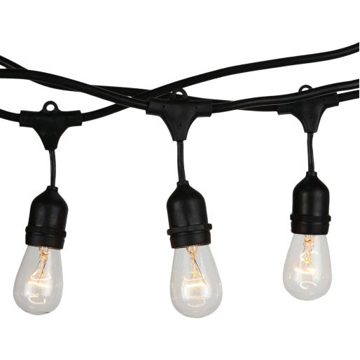 Led prikkabel Lichtsnoer - 10x E27 fitting - 5 meter - IP65 - koppelbaar - 220 Volt