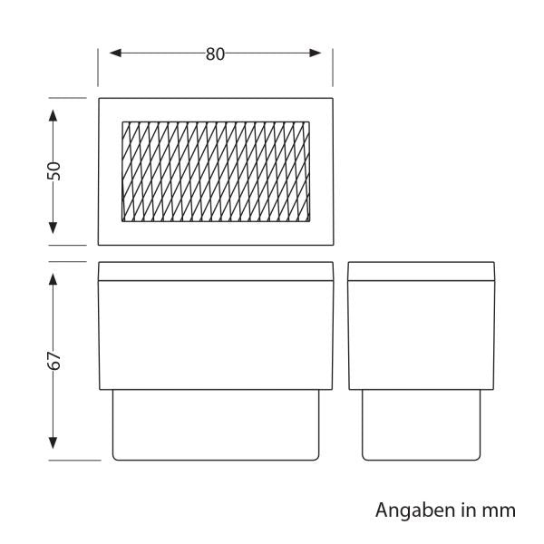 LED grondspot – Inbouw – Warm Wit – IP67 - Reliëf glas