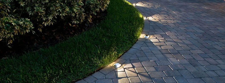LED grondspot - tuinpad 1 kant - 61mm - warm wit - 5W