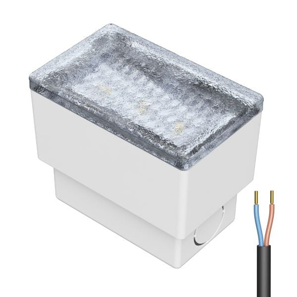 LED grondspot – Inbouw – Warm Wit – IP67 - Reliëf glas