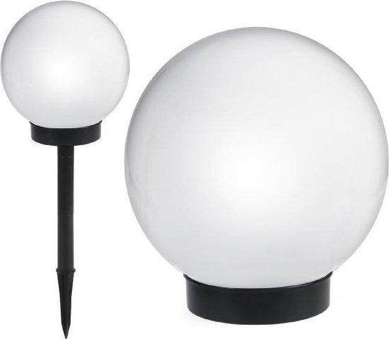 LED tuinbol 20cm - Solar - Wit