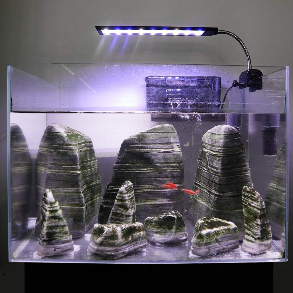 Aquarium LED lamp wit / blauw 48 LEDs