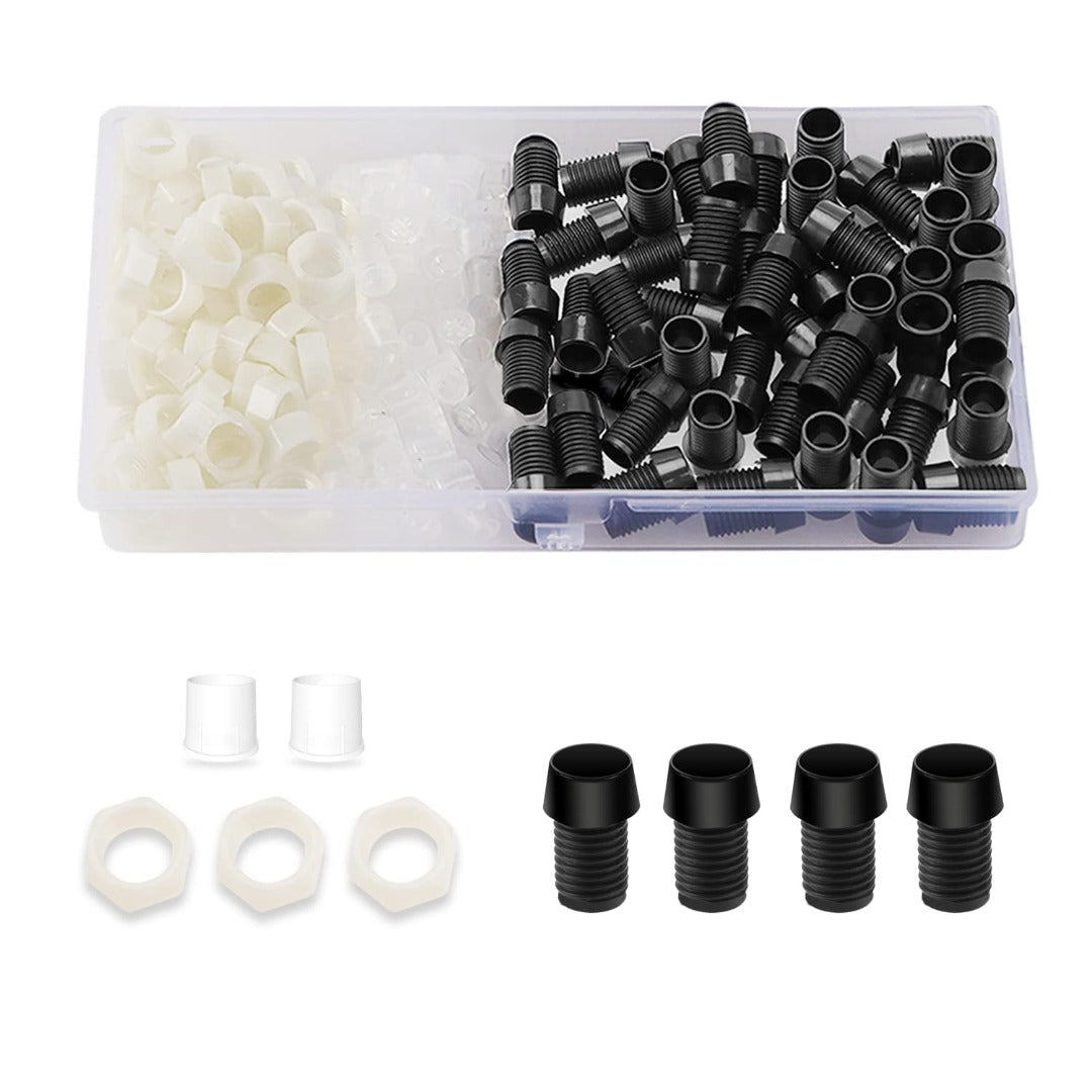 Houder voor 5mm diode - zwart - kunststof