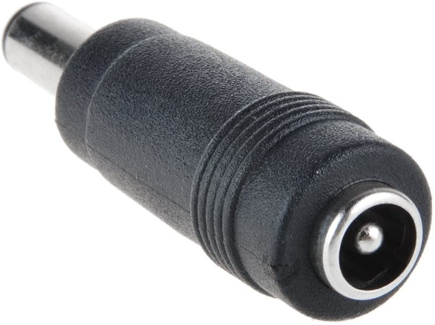 Male to female verloopstekker  - 5.5 x 2.5  naar 5.5 x 2.1mm - C