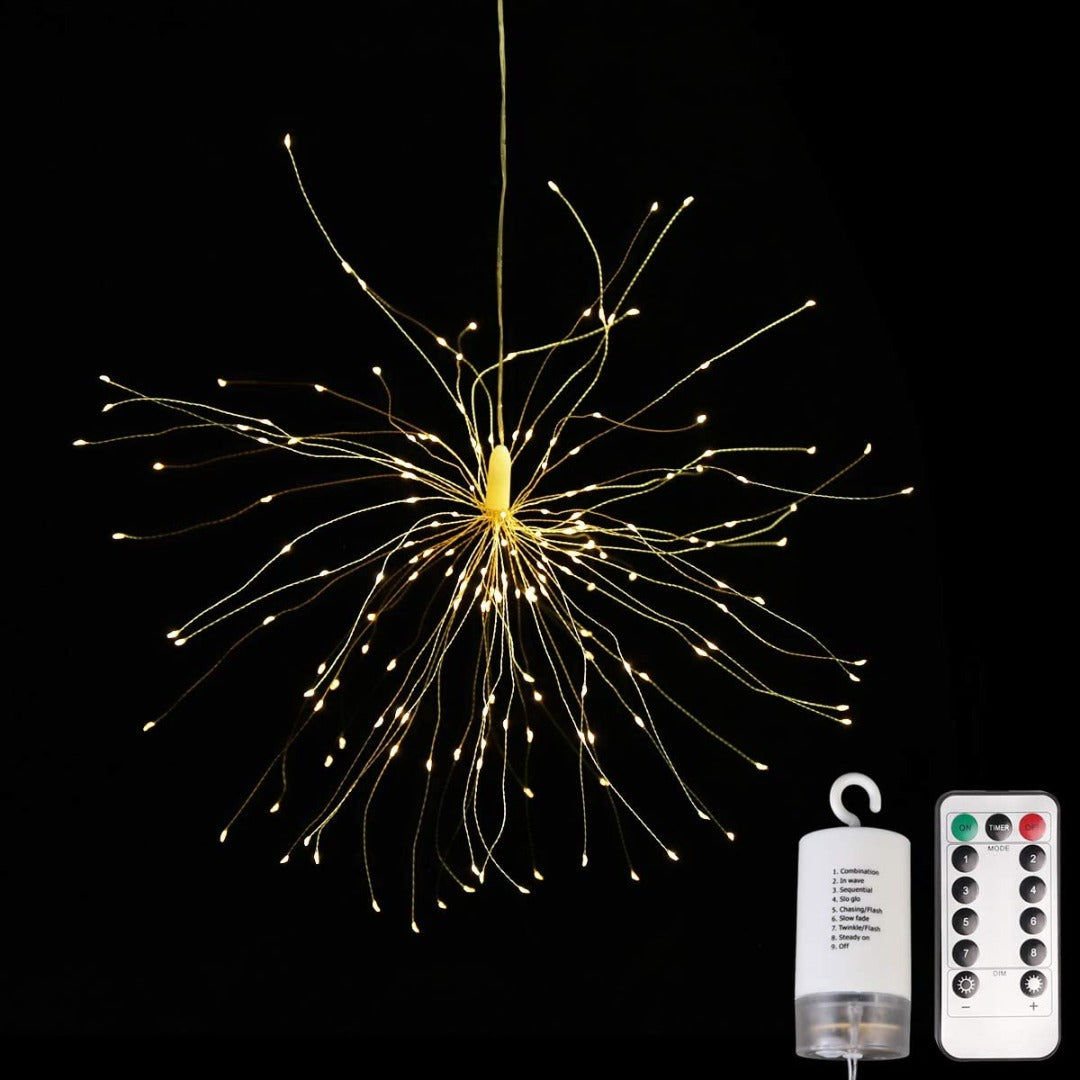 LED kerst verlichting - Big star - 30cm - batterij en afstandbediening