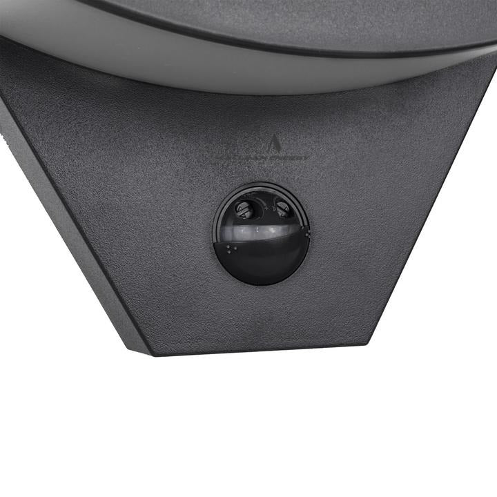 LED wandlamp - Met schemer- en bewegingssensor - 800 Lumen - Zwart