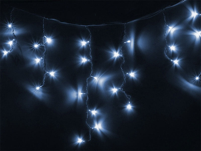 Kerstverlichting 96 LED IJsgordijn - Koud wit