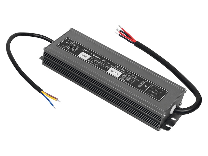 LED driver 12volt 25A 300W - WATERPROOF IP67