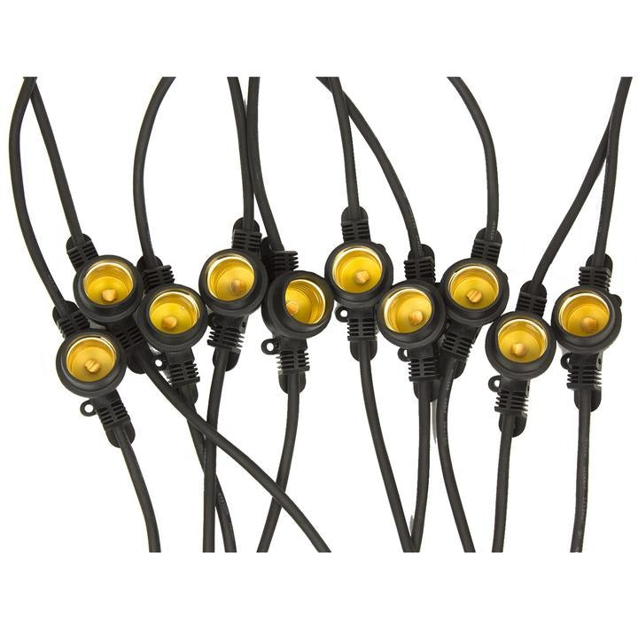 Led prikkabel - 10 lampen - 10 meter lichtsnoer - IP44 Waterdicht - 220 Volt