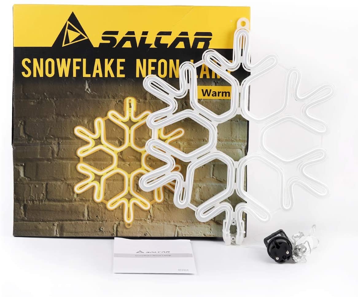LED Sneeuwvlok kerst - 40cm - Koud wit