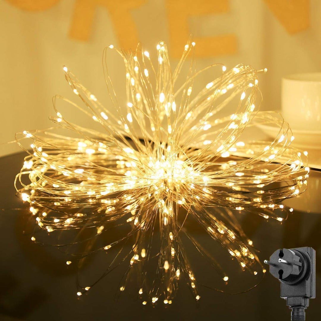 LED lichtsnoer kerst - 20 meter - warm wit - 200 stuks
