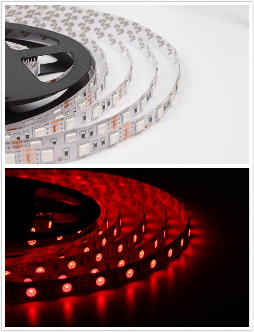 10 meter led strip - RGB - Complete set - inkortbaar
