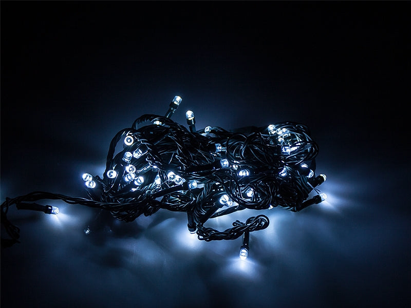 Kerstverlichting Koud Wit - 9,4 meter 100 LEDs - 7611