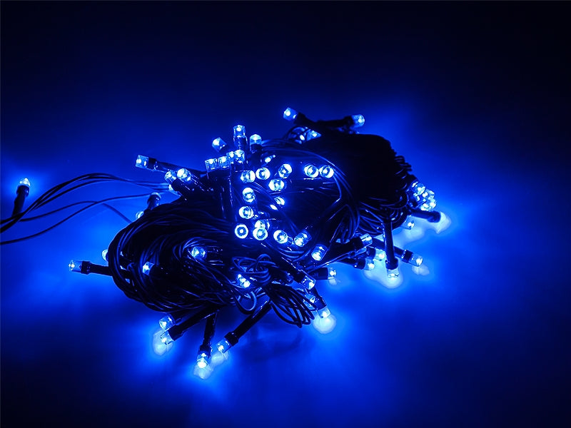 Kerstverlichting Blauw - 9,4 meter 100 LEDs - 7612
