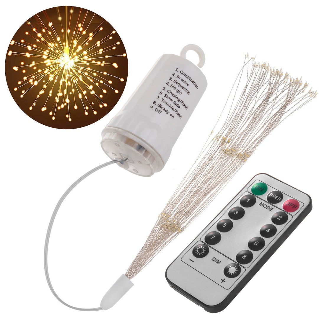 LED hanglamp - Firework effect - IP44 - Met afstandsbediening