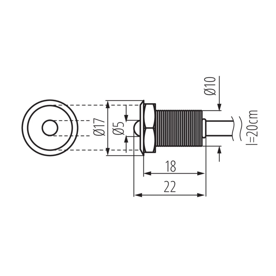 LED mini spotlights - Koud wit - IP68 - 12V - 2 stuks