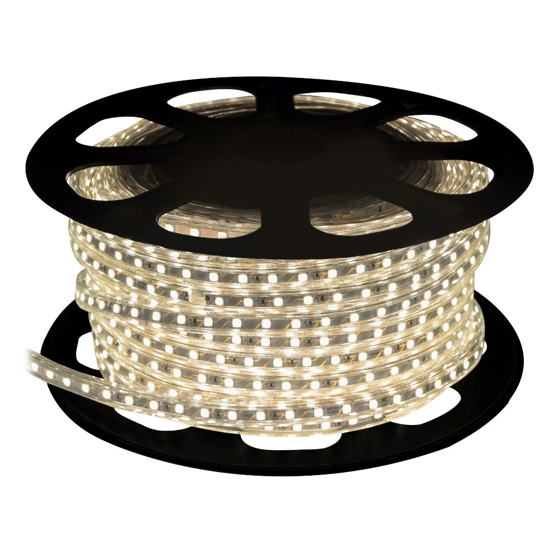 Neutraal Wit LED Strip - IP65 - 25 Meter - 220V - inkortbaar