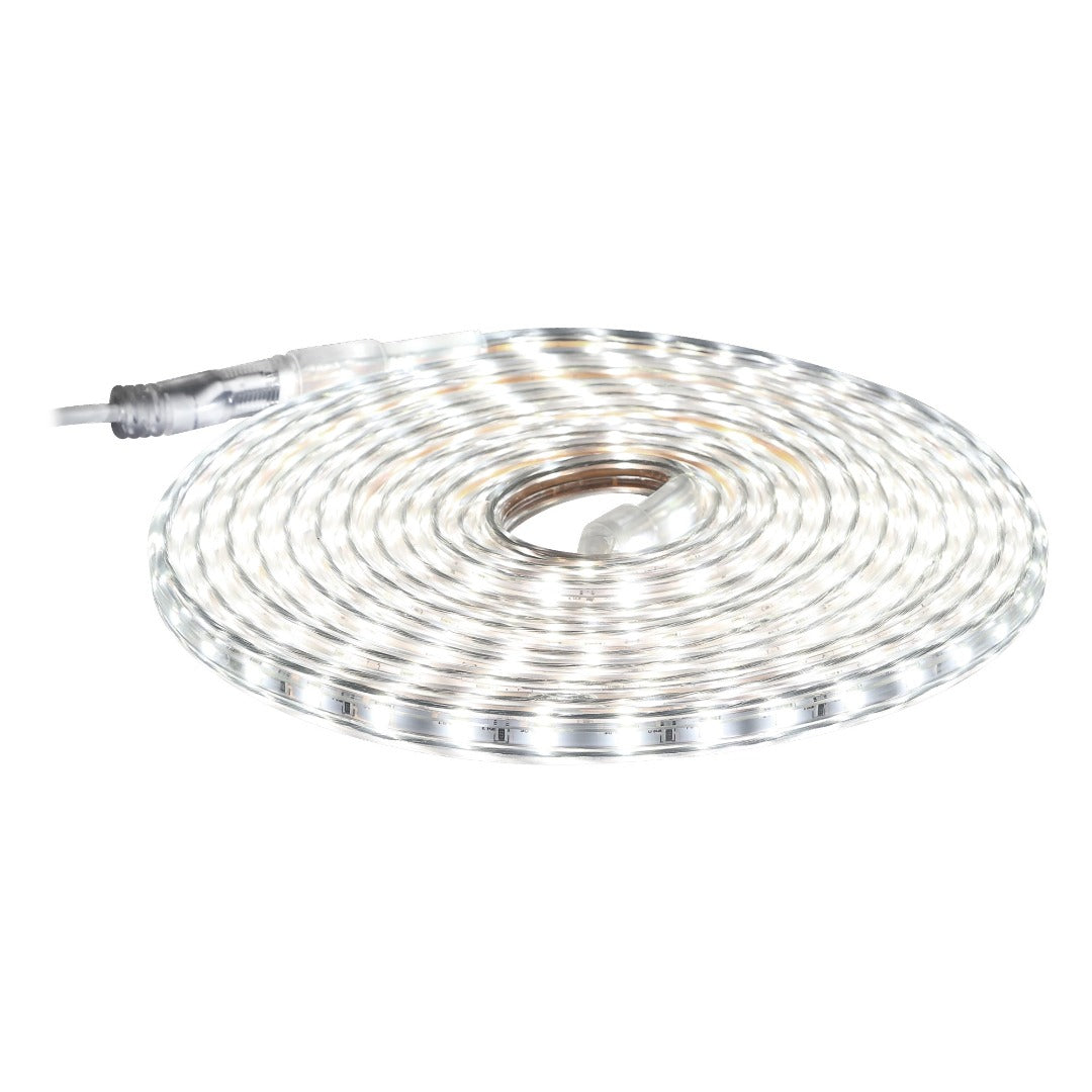 Koud wit LED Strip IP65 - 5 Meter - 220V - Matel