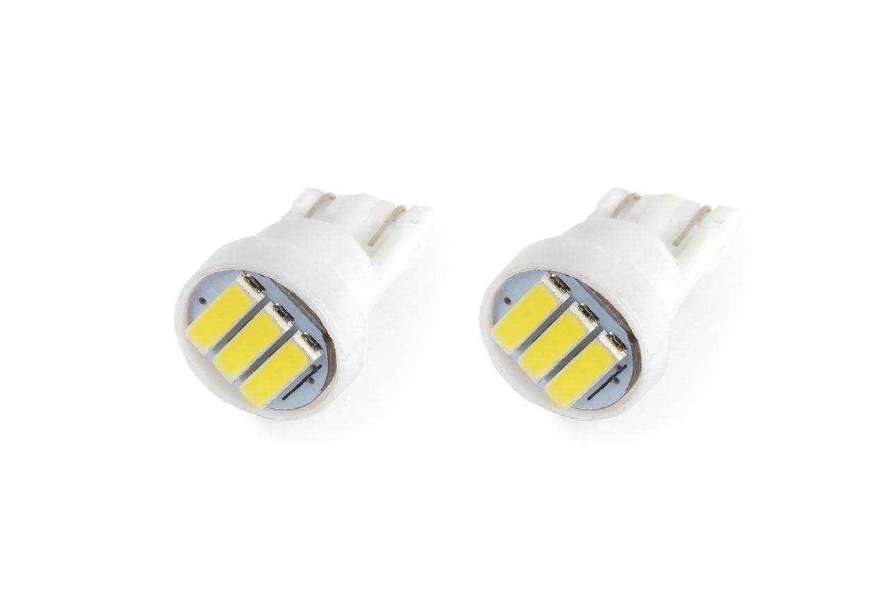 T10 - 7020 - 3 smd - uitvoering wit - 2 stuks