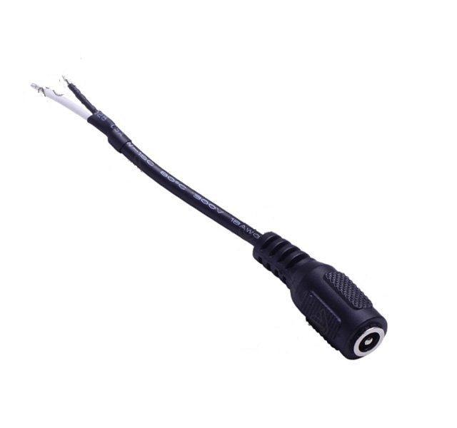 Female AC Adapter Kabel - 10cm