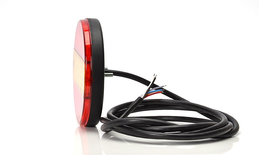 LED Achterlichtcombinatie - rond 13cm / 2,5cm - ECE markering - rem & Richtingaanwijzer