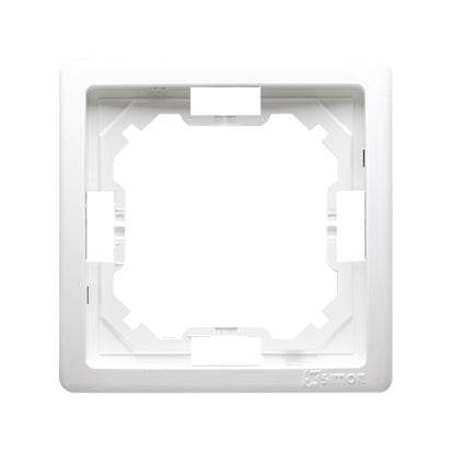 Afdekraam Frame 1-voudig wit BMR1 / 11