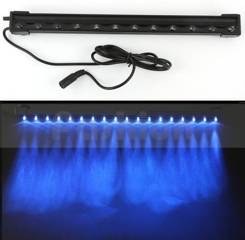 Aquarium LED licht met luchtgordijn BLAUW 47cm