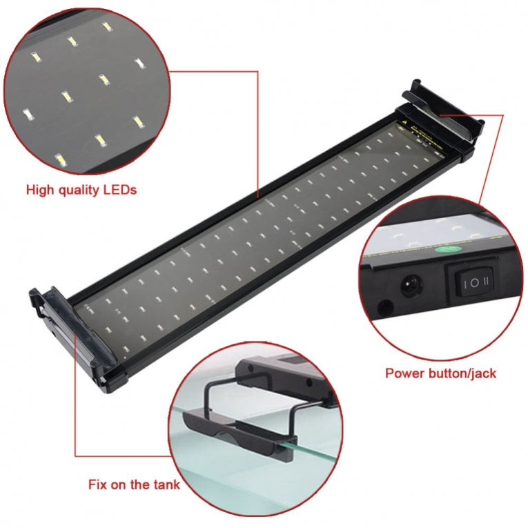 Aquarium bak LED 40cm [45-55cm] 11W 2-standen blauw / wit