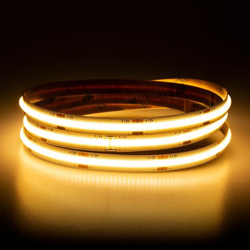 COB LED strip - 8 meter warm wit - 320 LEDs/m - IP68 - 12V