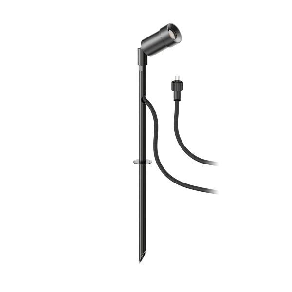 1x LED grond spot - 12V - 1,5 Watt - Complete set - Zwart