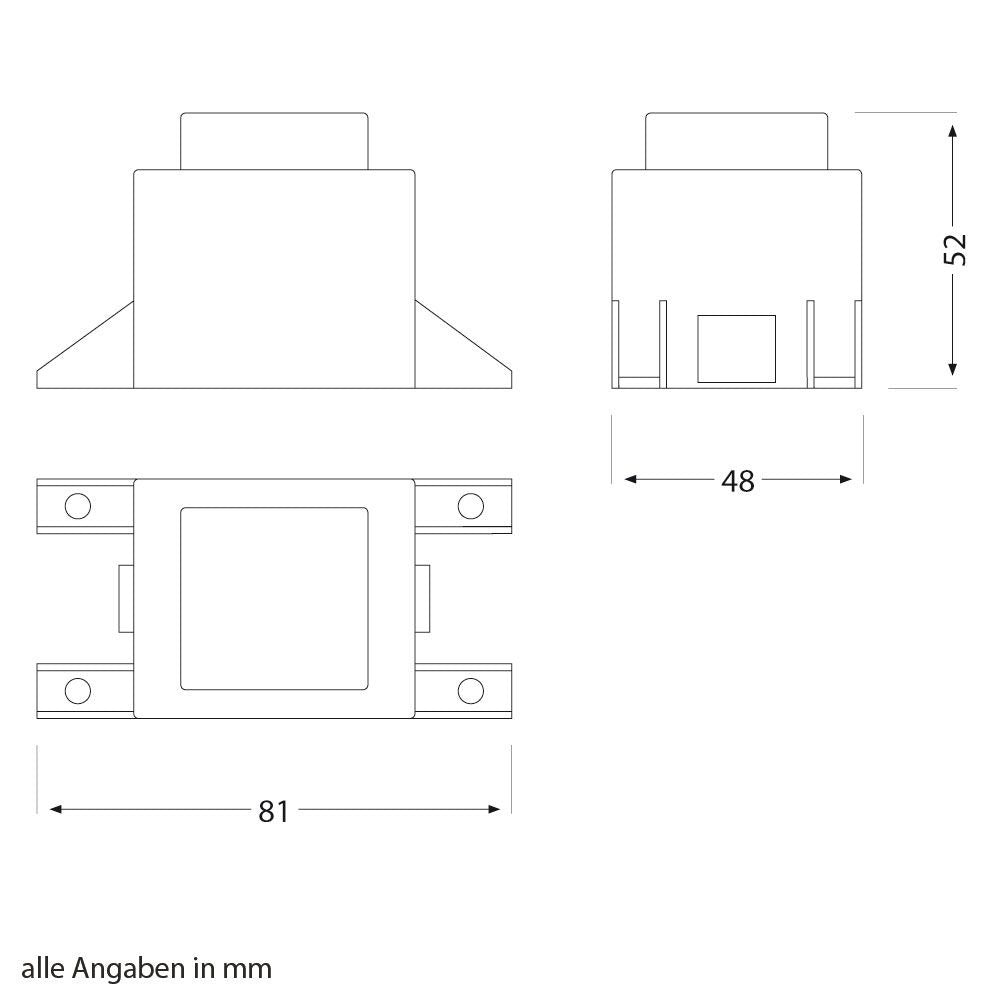Transformator voor tuinverlichting - 230V naar 12V - 10W - IP67