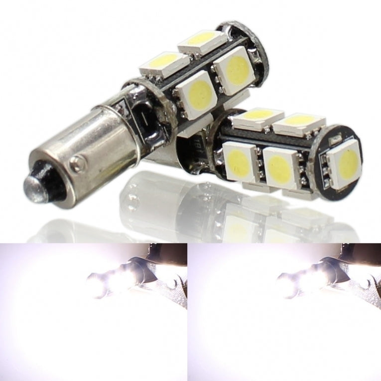 T11 BA9S CANBUS Witte LED Lamp 9 LED 12V