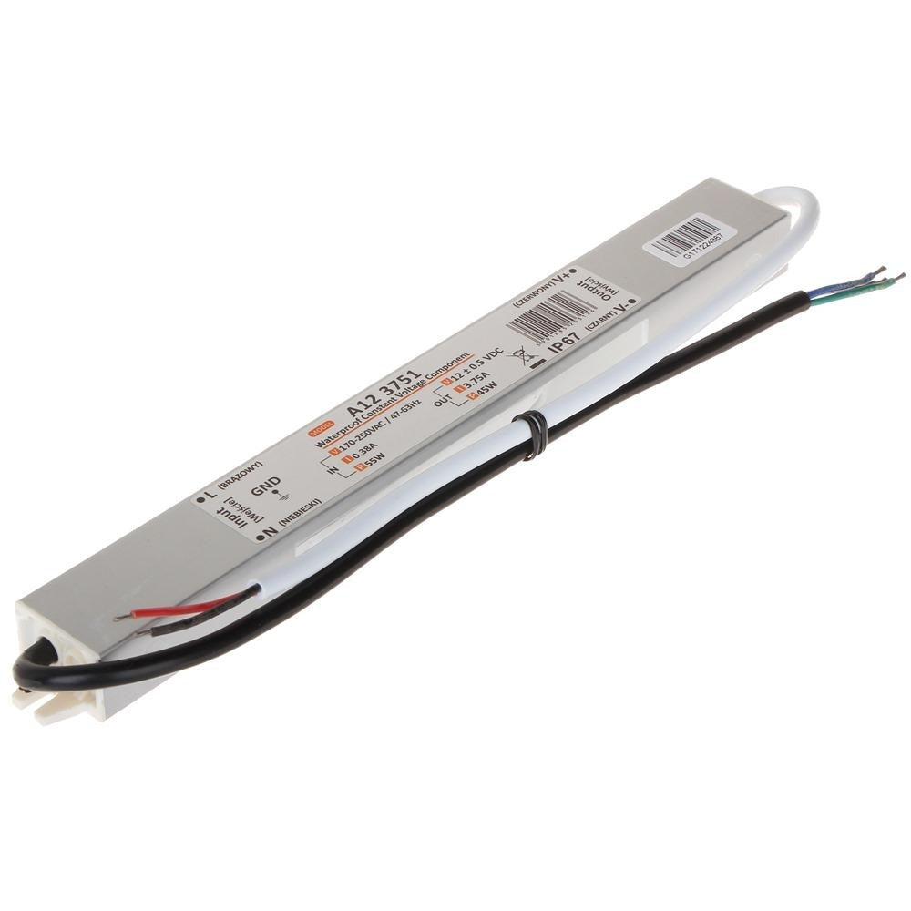 LED waterproof voeding - 12V - 3.75A - 45W - IP67
