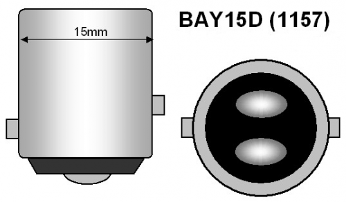CANBUS BAY15D 27 SMD LED
