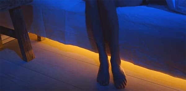 Kast / Bed LED verlichting- 2x strip met bewegingssensor - Warm Wit