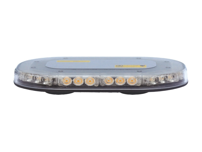 Compacte zwaailamp - 47mm hoog - R10 / R65 certificering - 30 LED ORANJE